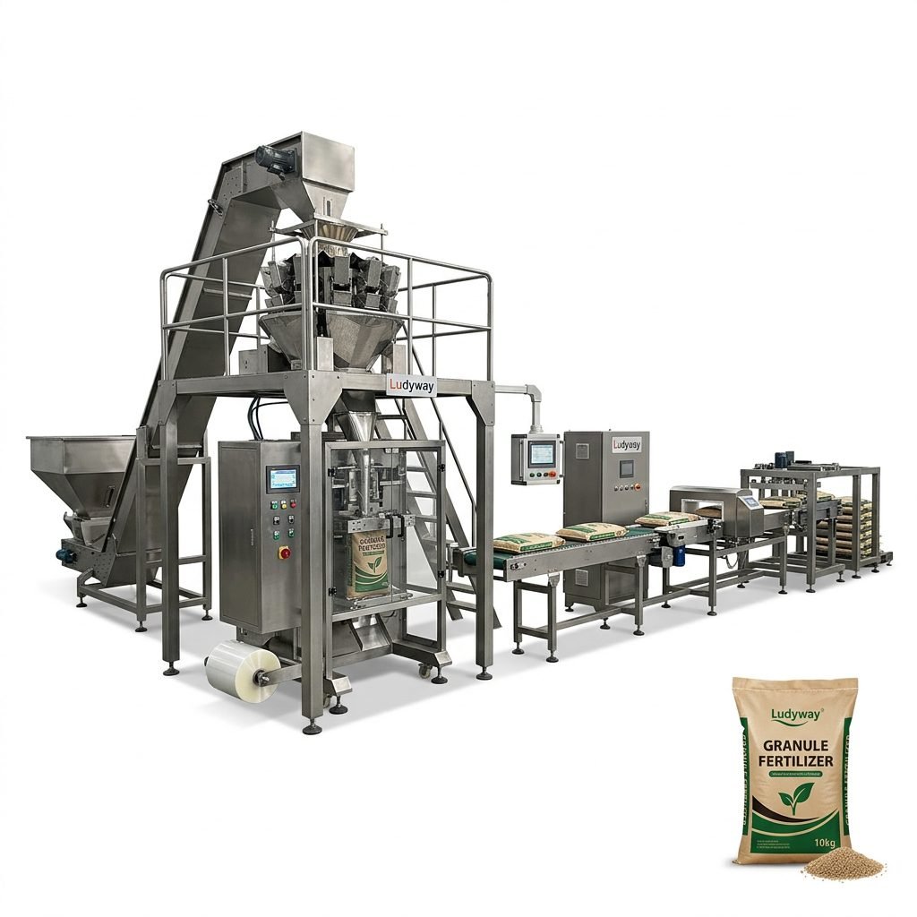 10kg Bag Packaging Line for Granule Powder Automated Production System