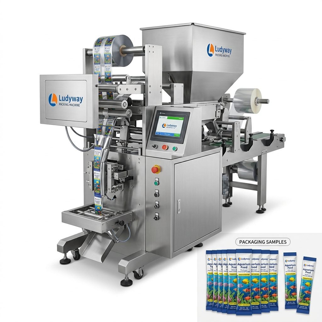 Aquarium Food Multi Lane Granule Powder Packaging Machine