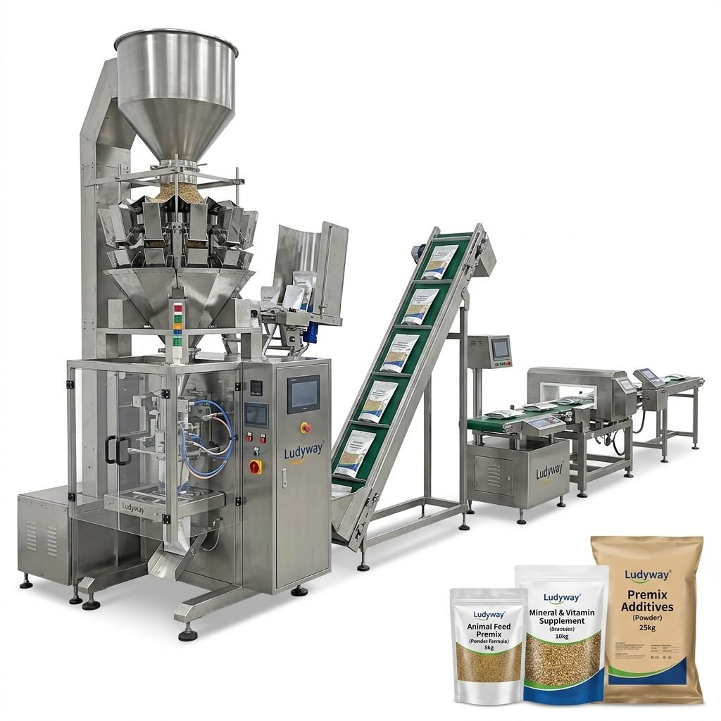 Automated Feed Premix Packaging Lines for Powder Granule Processing Systems