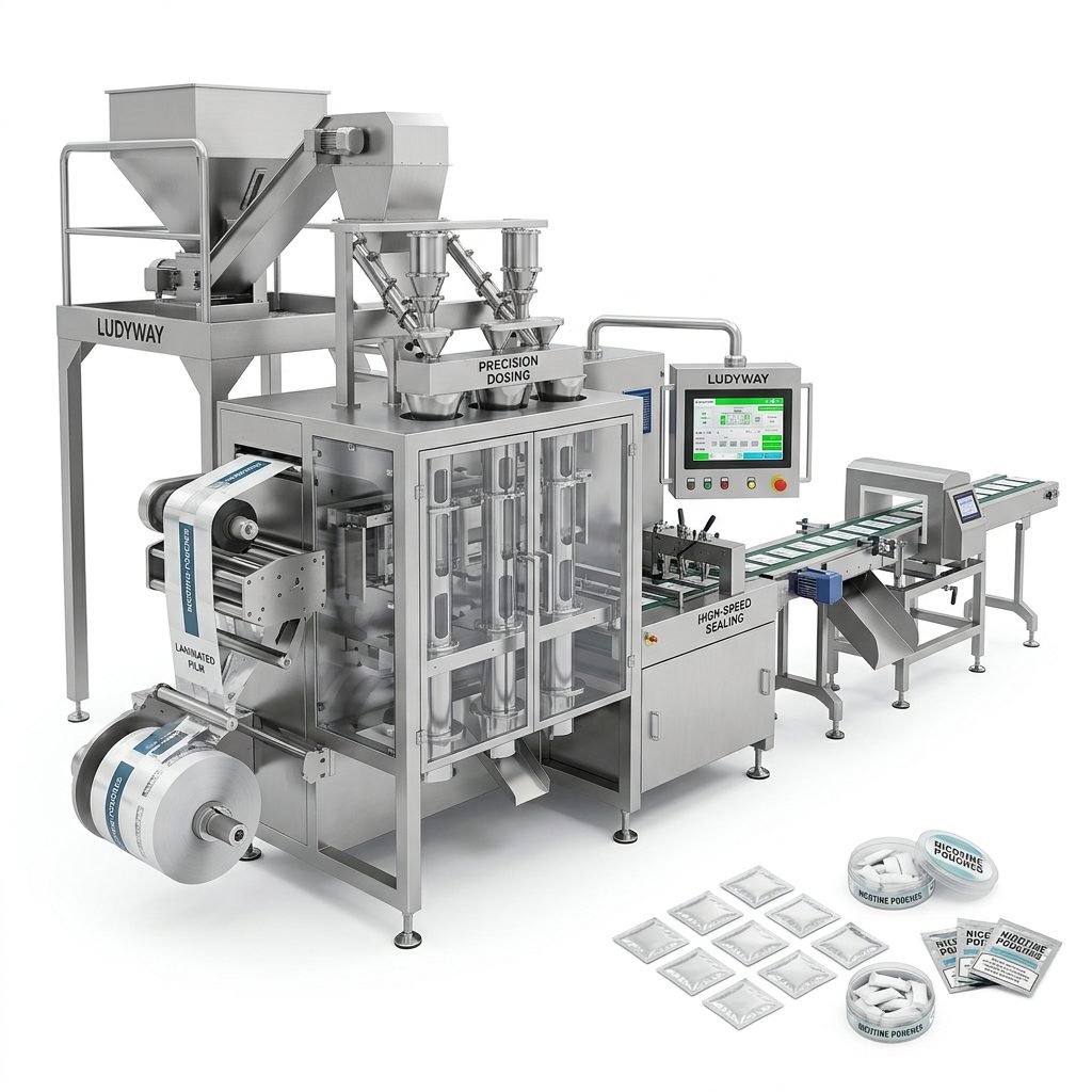 Automated Nicotine Pouch Packaging Line for High Speed Multi Lane Production