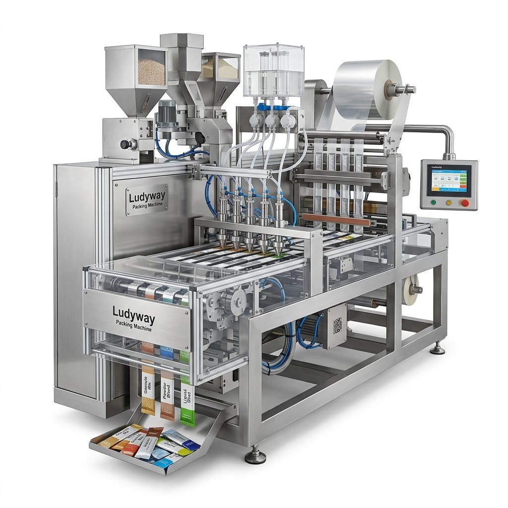 Automated Packaging Machine for Granules Powder Liquids Multi Lane Stick Sachet Systems_ma_6663da8e