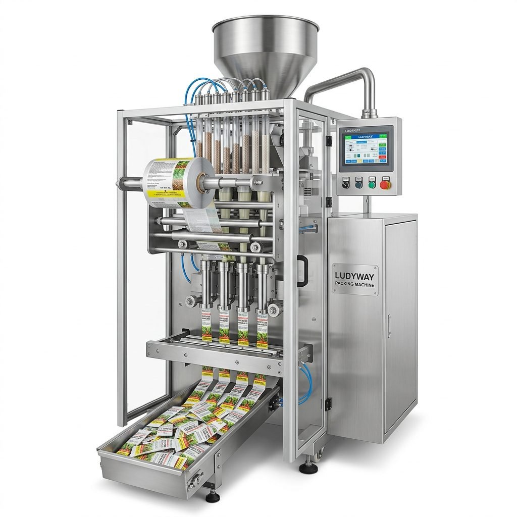 Automated Pesticide Packaging Machine for Granules Powder Sachet Stick Pack