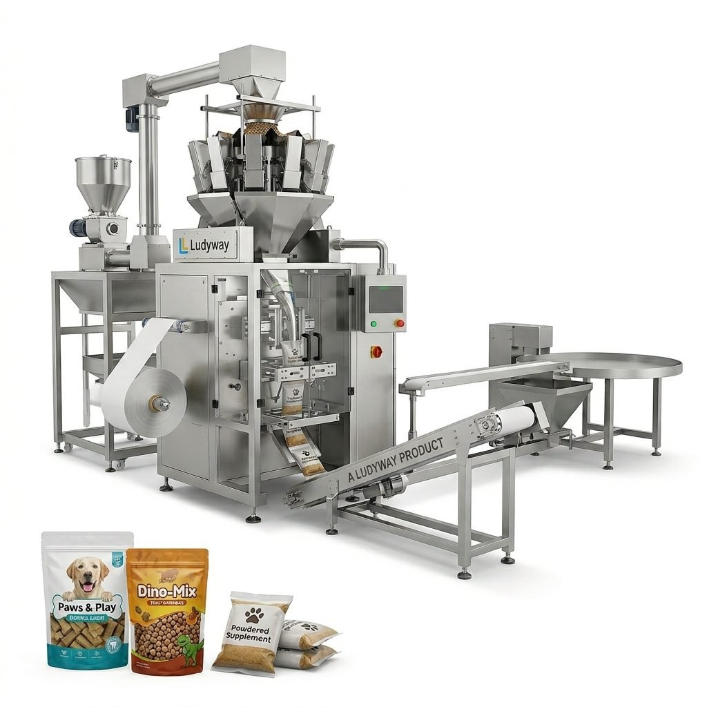 Automated Pet Chew Packaging Lines for Granules Powders