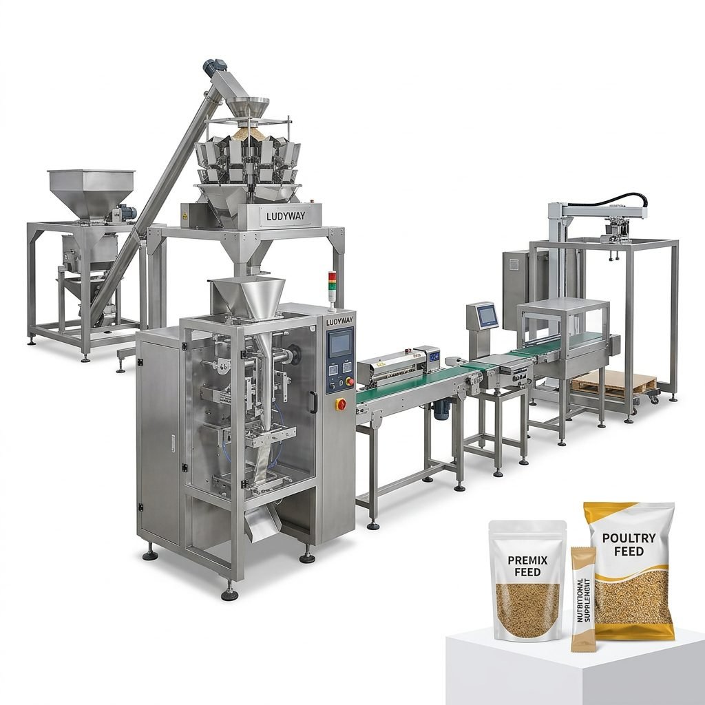 Automated Powder Packaging Lines for Feed Supplement Filling