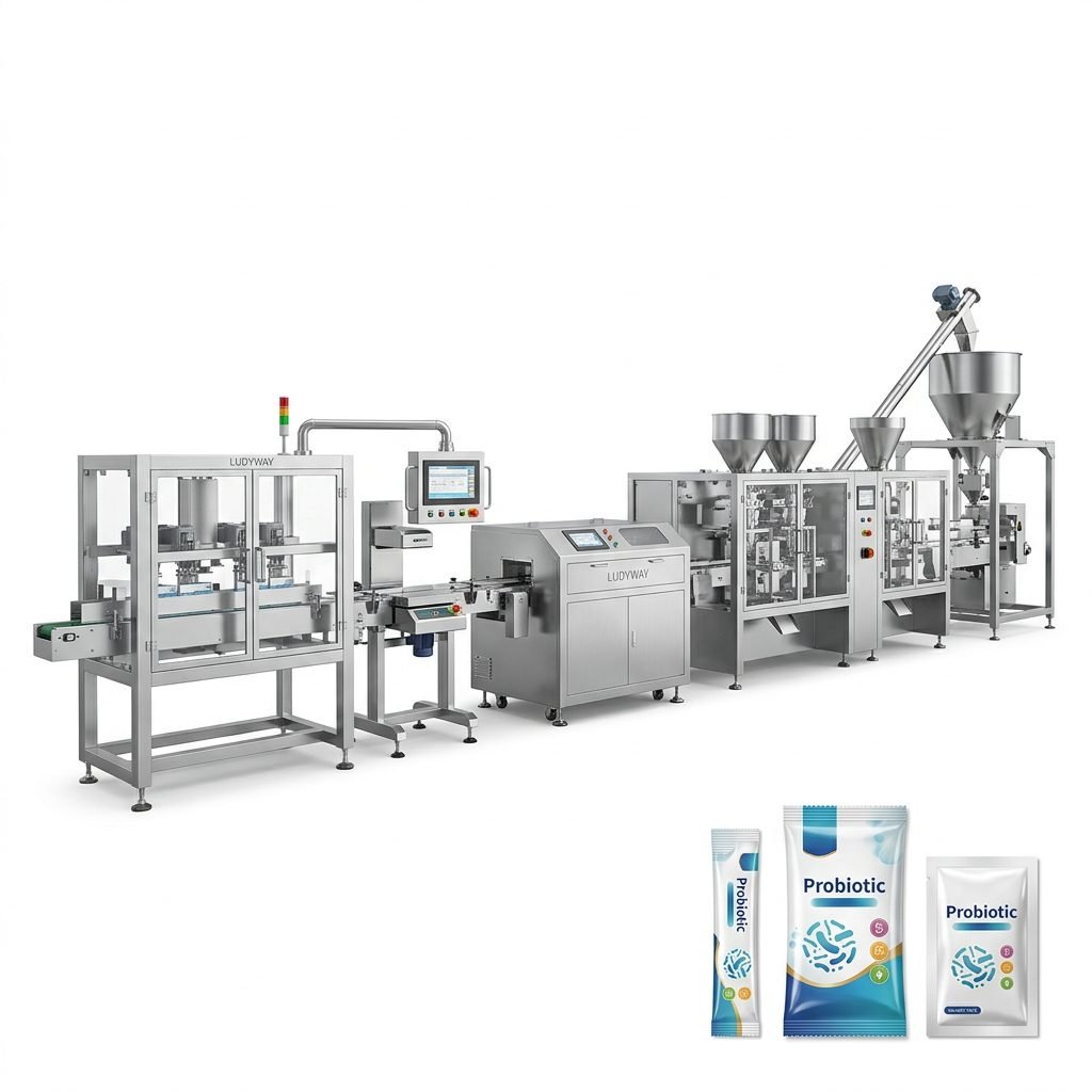 Automated Probiotic Powder Packaging Lines for Sachet and Stick Pack Production