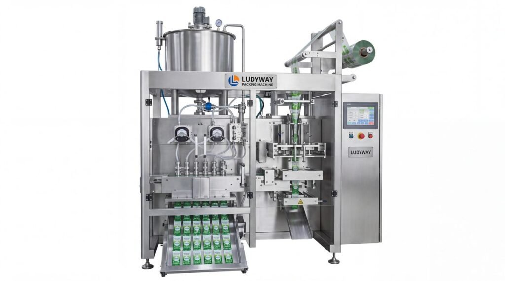 Automatic Dishwashing Liquid Filling and Sealing Machine for Sachet Packaging