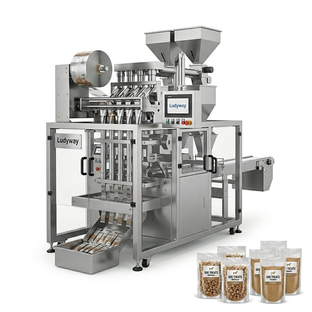 Automatic Dog Treat Packaging System for Granules and Powder Multi Lane Sachet Machine_mai_f38d6eb4