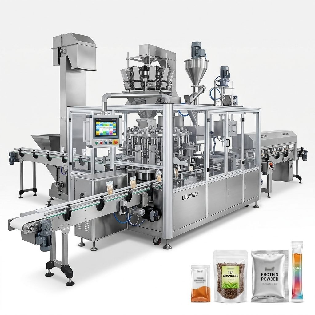 Bolt Packaging Lines for Granules Powders Liquids and Pouches