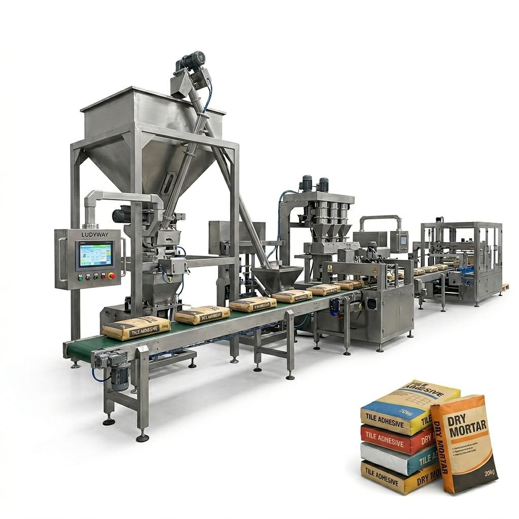 Construction Adhesive Powder Packaging Lines for Turnkey Production Systems