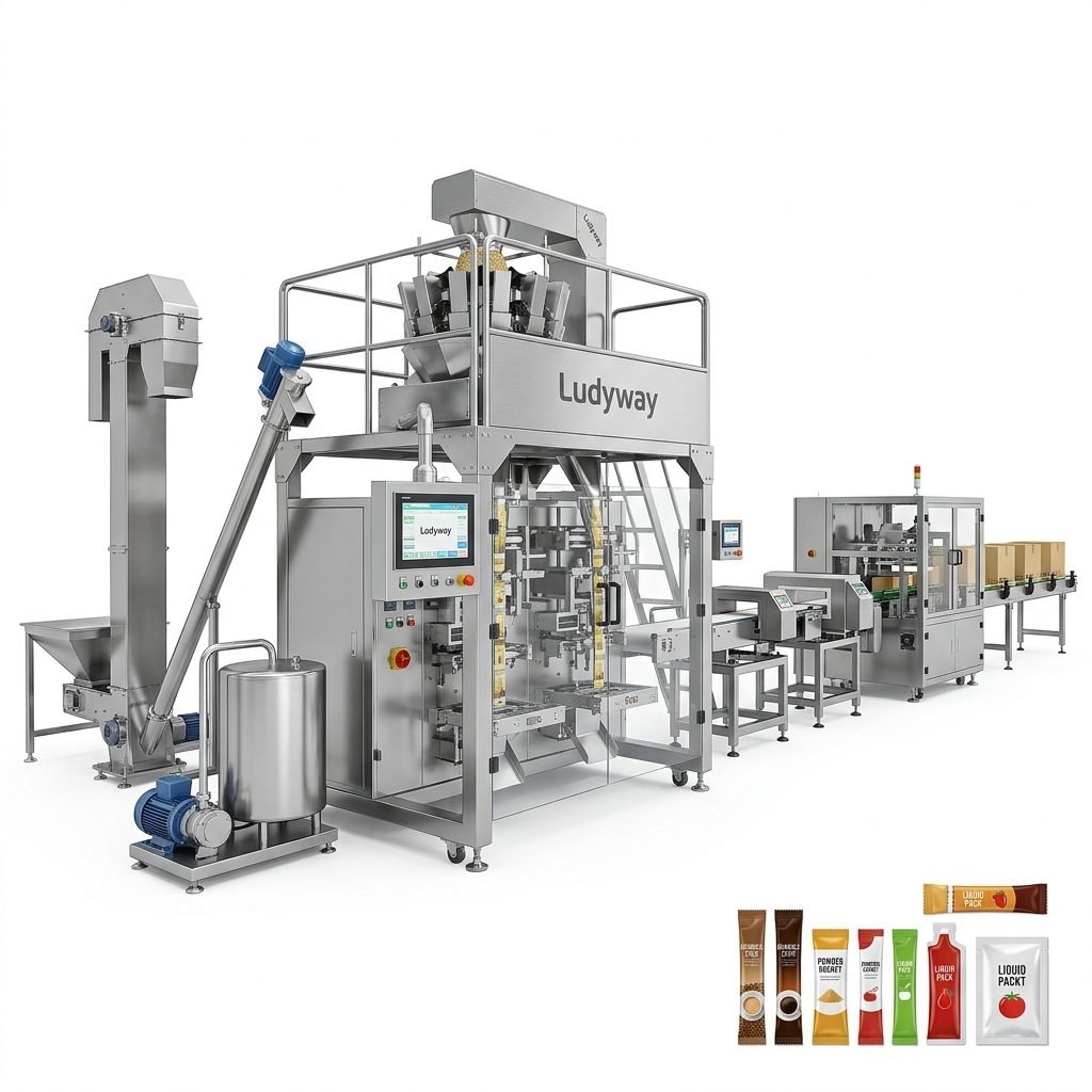 Custom Turnkey Packaging Lines for Granule Powder and Liquid Products