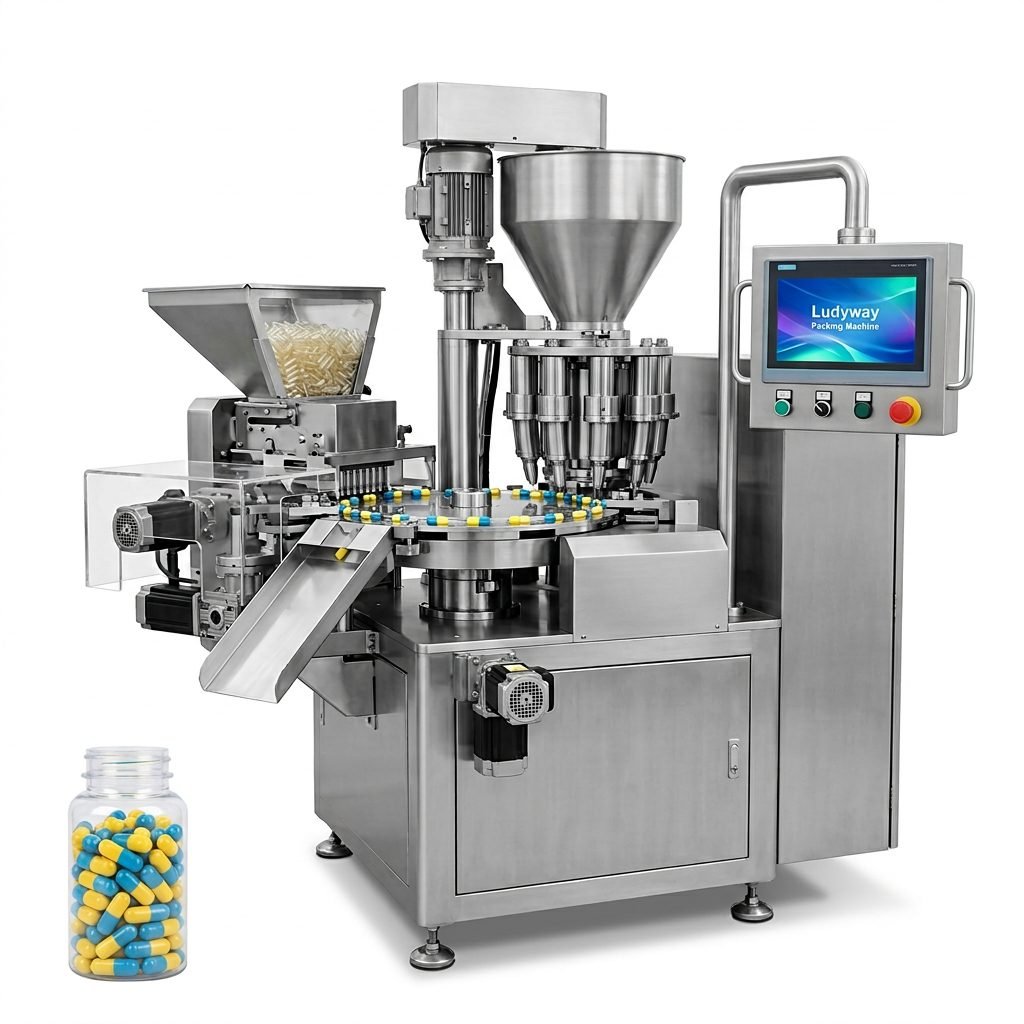 High Speed Automatic Capsule Filling Sealing Machine for Pharmaceuticals
