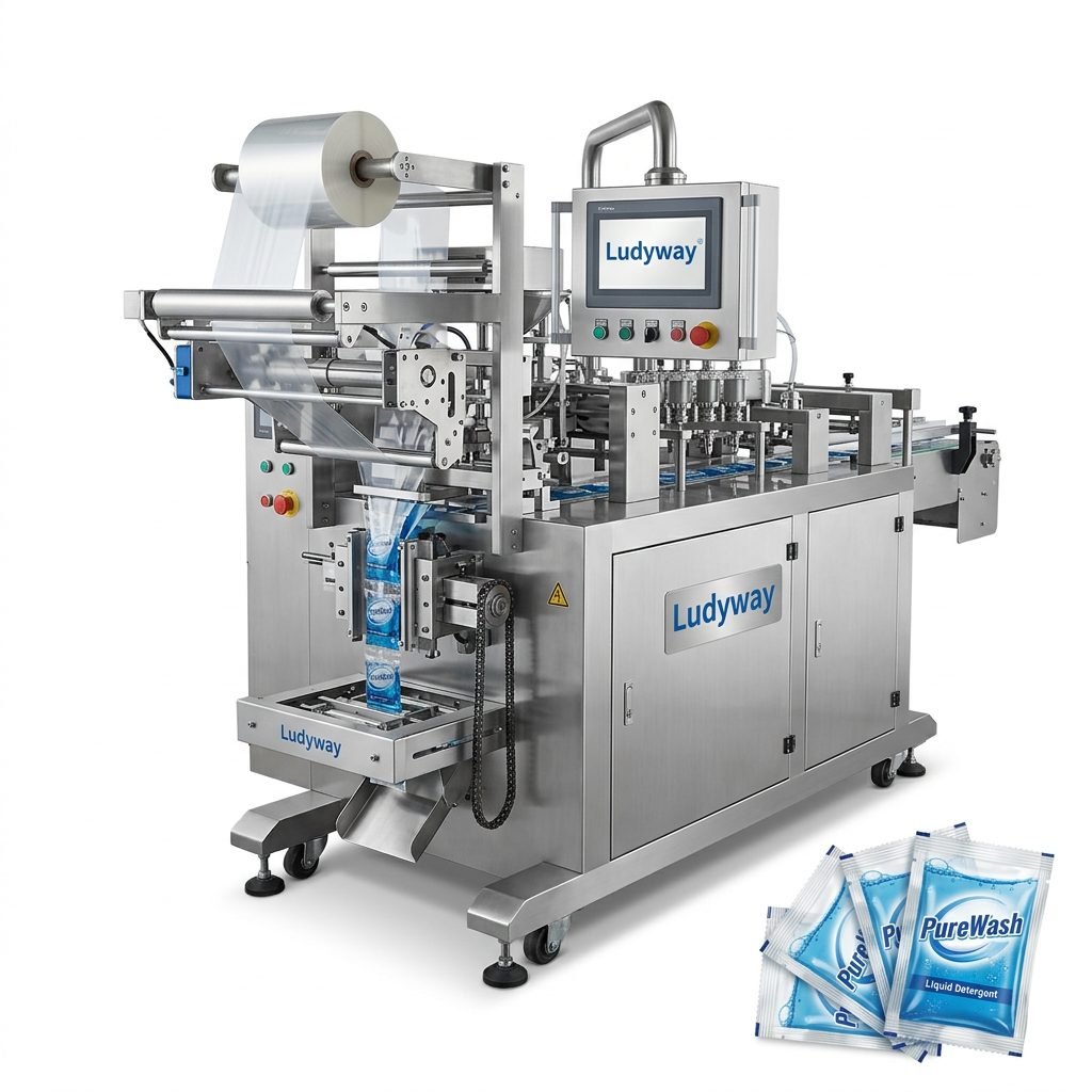High Speed Detergent Liquid Sachet Packaging Machine for Industrial Production