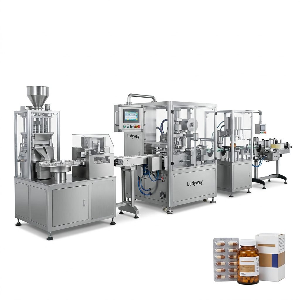 High Speed Fully Automatic Capsule Packaging Lines for Pharmaceutical Production