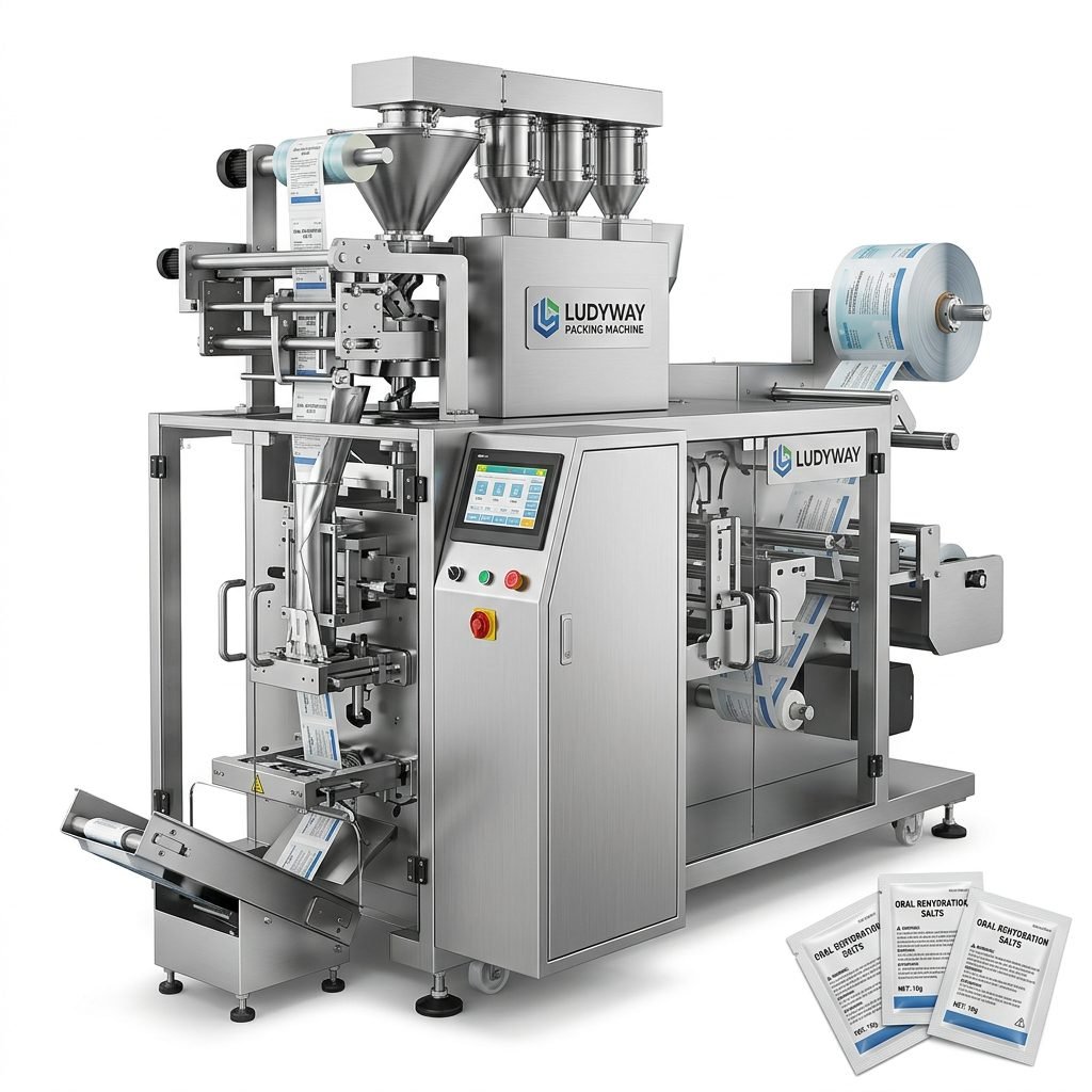 High Speed Medical Sachet Packaging Machine for Powders Granules