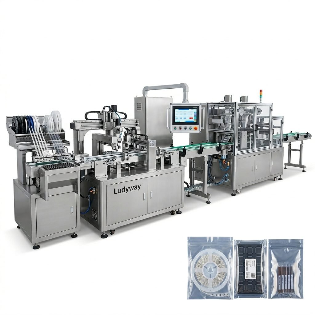High Speed Multi Lane Electronic Components Packaging Lines for SMD IC