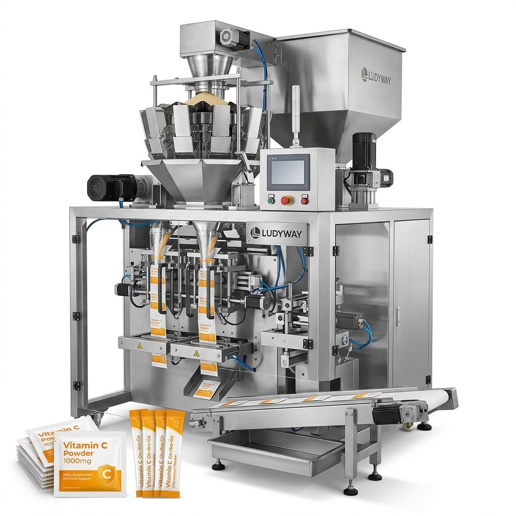 High Speed Vitamin C Powder Sachet Stick Pack Packaging Machine