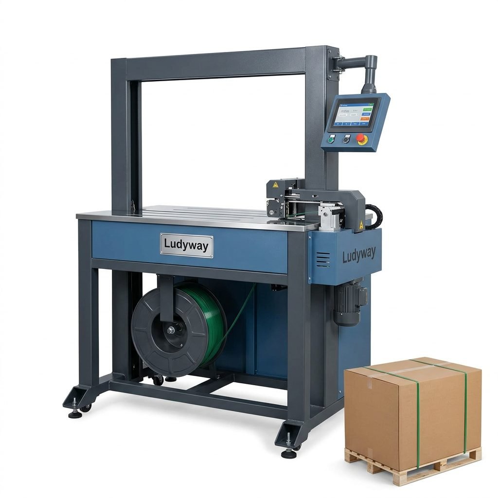 Industrial Heavy Duty Strapping Machine for Large Cartons Pallets