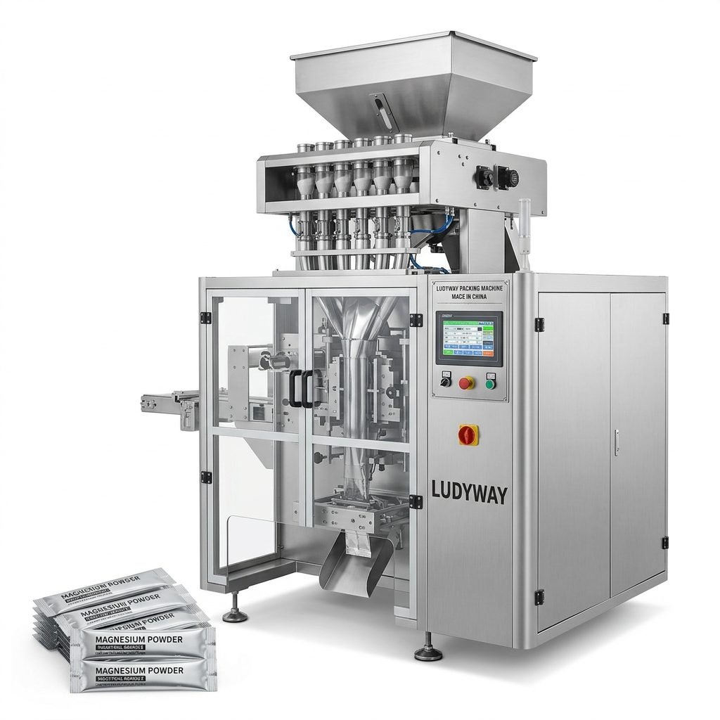 Industrial Magnesium Powder Filling Sealing Machine for Granule Powder Packaging