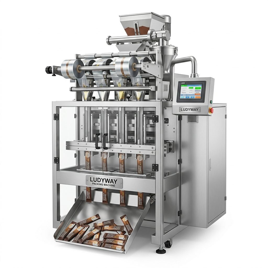 Instant Coffee Stick Pack Machine for Powder Sachet Packaging