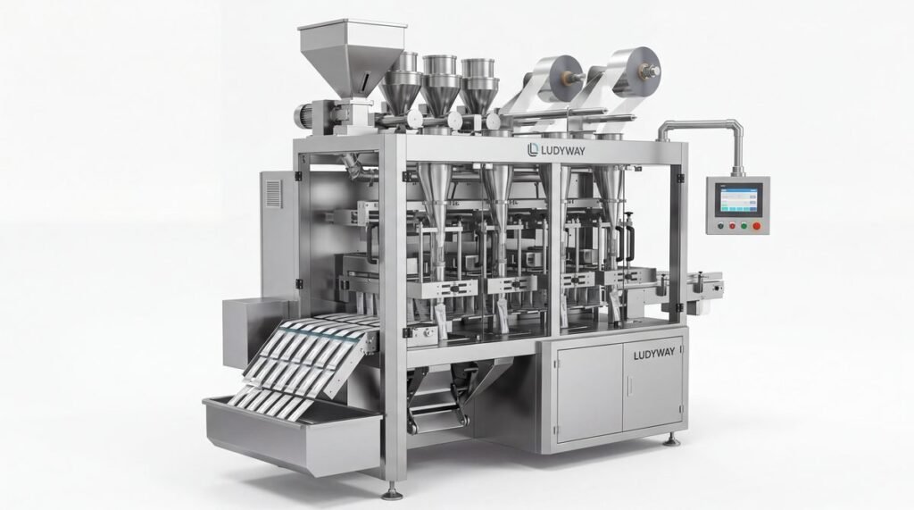 Multi Lane Granule Powder Packaging Machine for Food Production Line