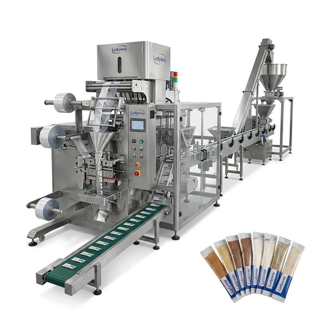 Multi Lane Stick Pack Production Lines for Granule and Powder Packaging
