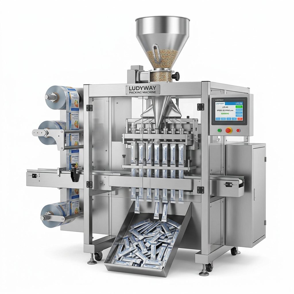 Multivitamin Stick Pack Sachet Packaging Machine for Granules Powder