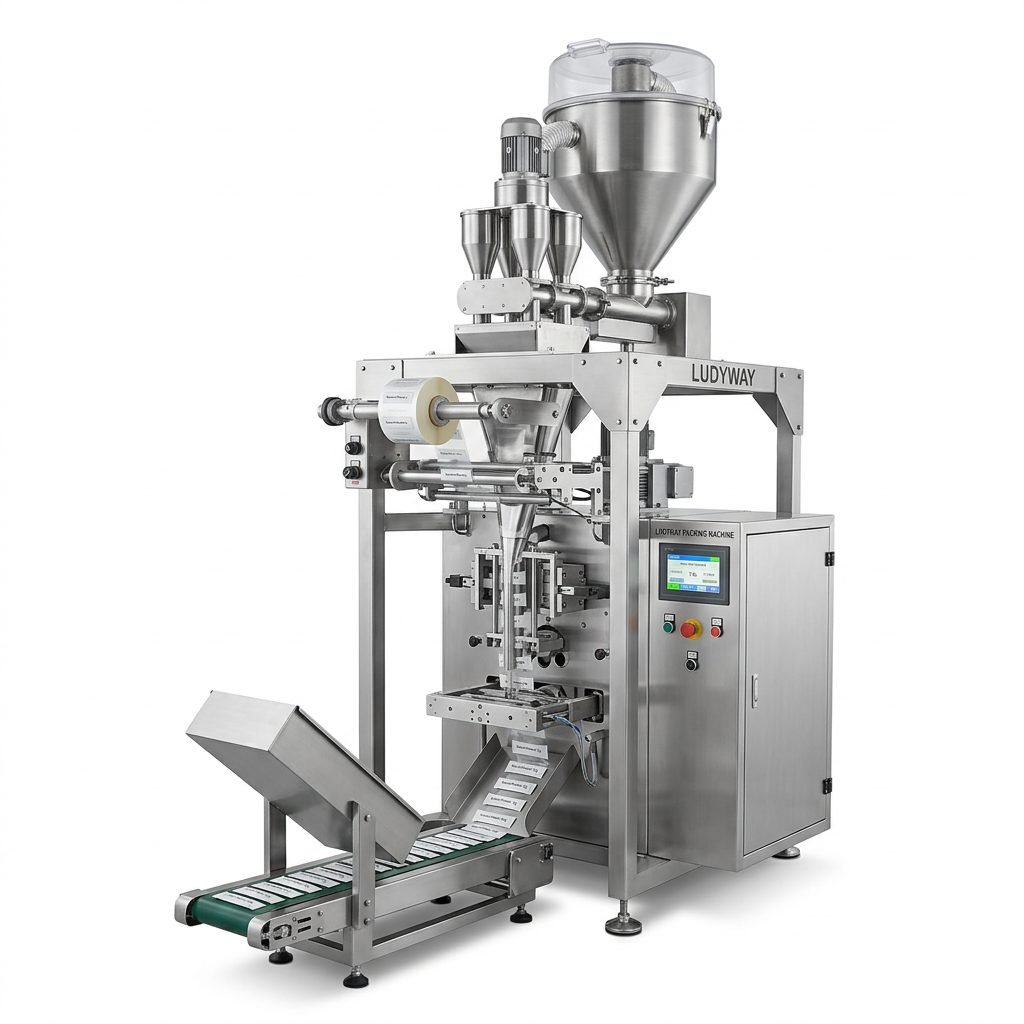 Nicotine Powder Automatic Weighing Filling Packaging Machine