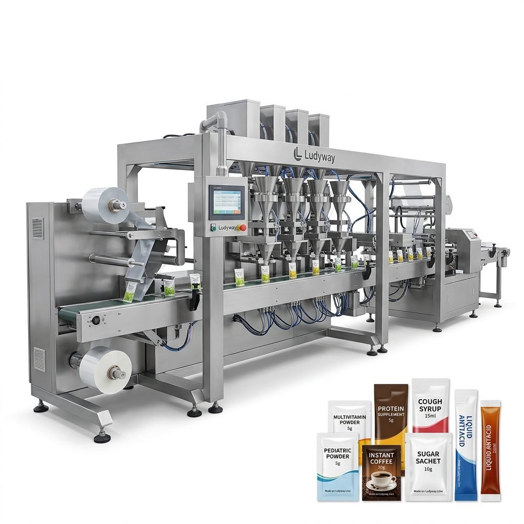 Oral Pouch Packaging Lines for Food Pharma Multi Lane Automated Systems