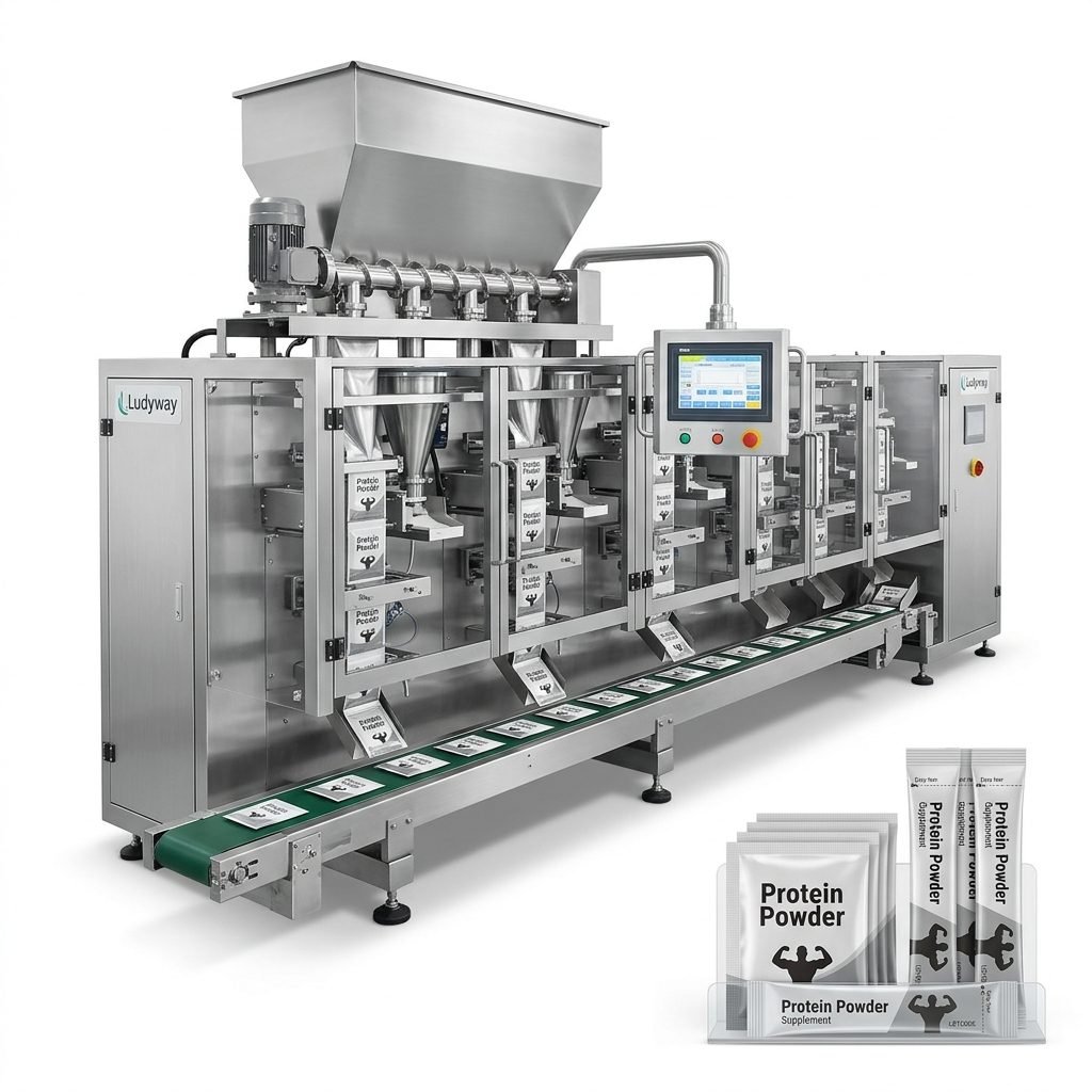 Protein Powder Packaging Lines for Granules & Sachets