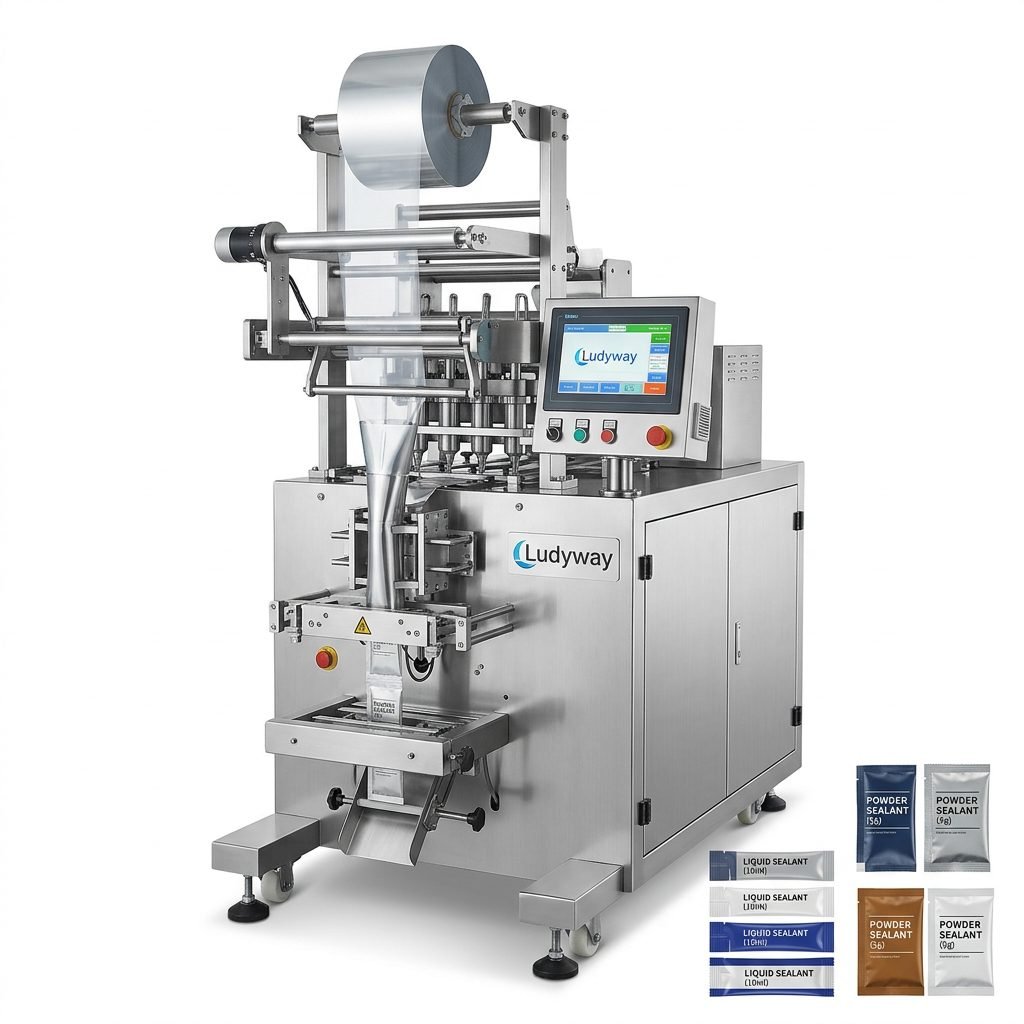 Sealant Sachet Packaging Machine for Liquid Powder Multi Lane Automated Model