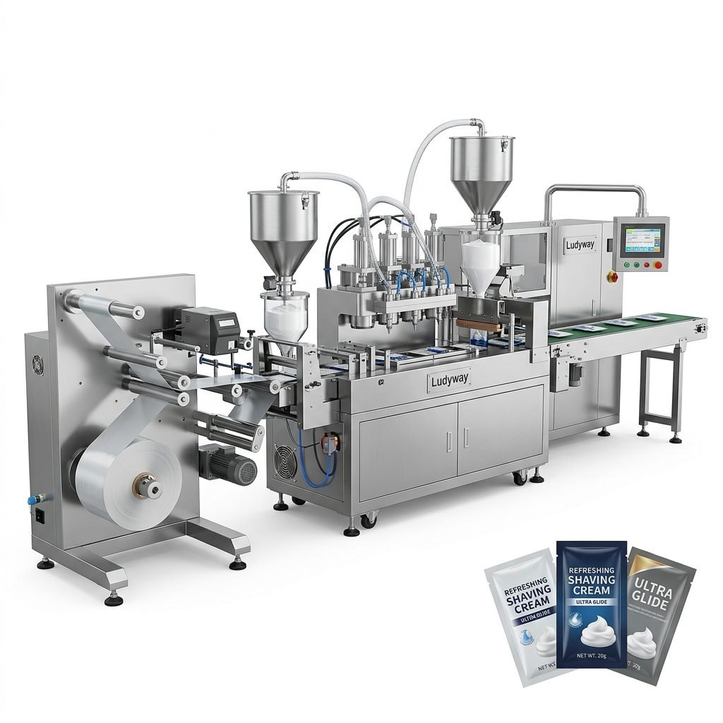 Shaving Cream Tube Filling and Sealing Production Line