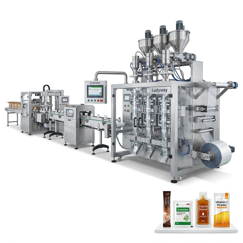 Smart Granule Powder Liquid Packaging Lines for Food Pharmaceutical Industries