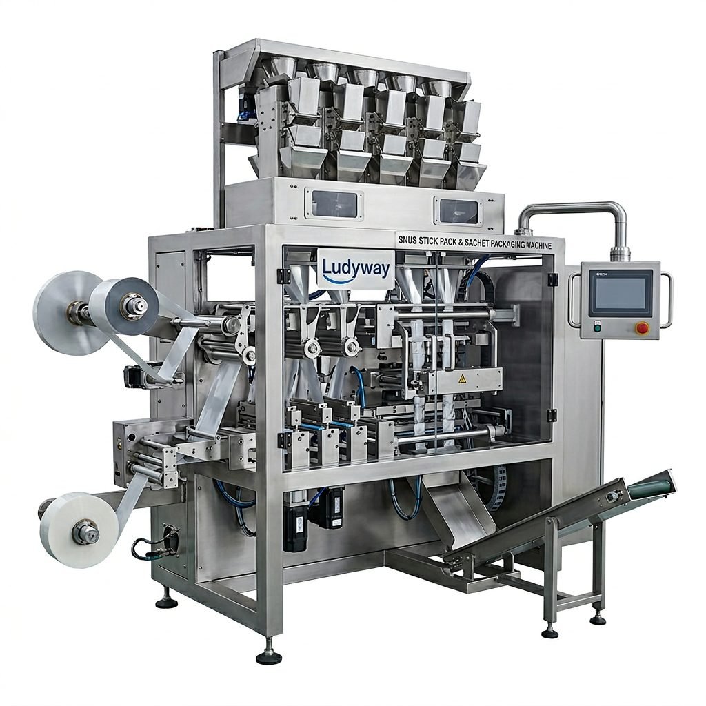 Snus Stick Pack Sachet Packaging Machine for Granules Powder