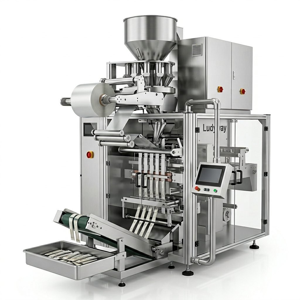 Starch Granule Multi Lane Stick Pack Automatic Packaging System
