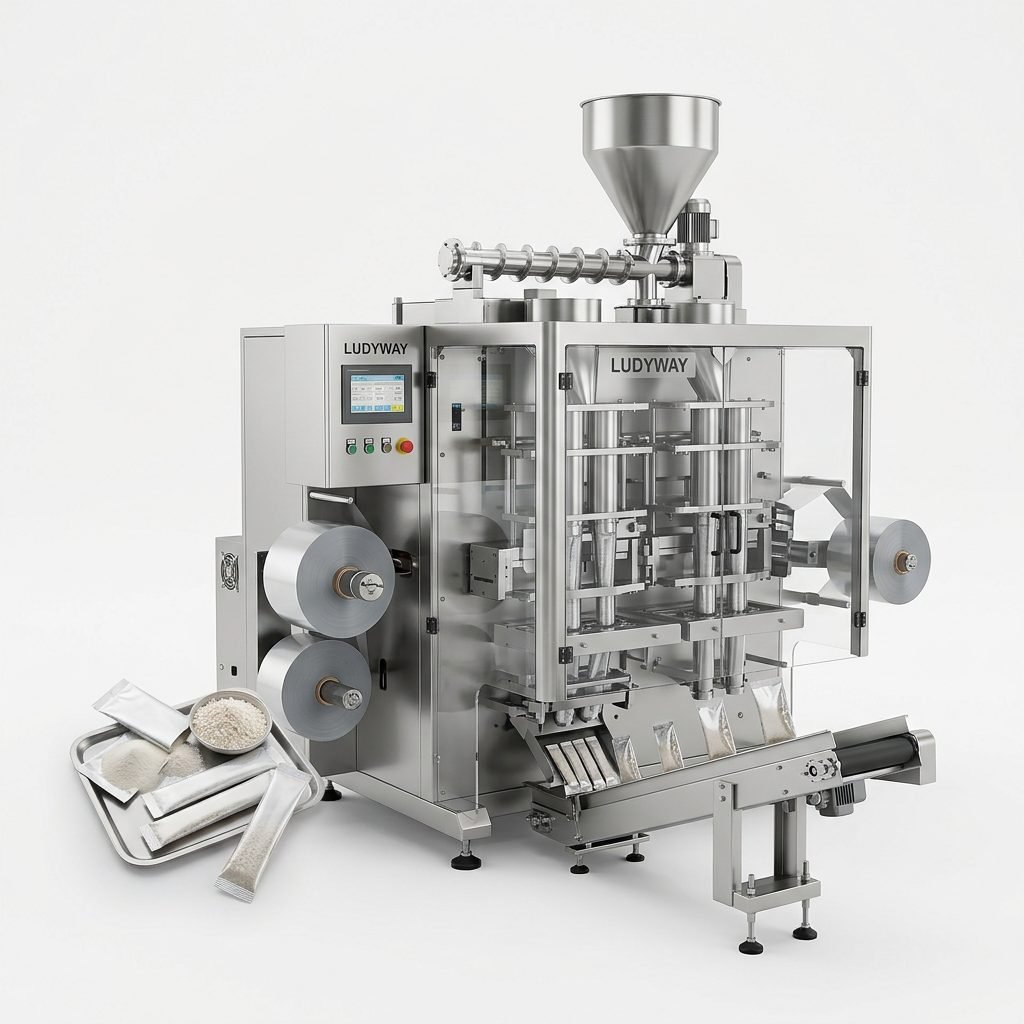 Tapioca Starch Packaging Machine for Granule Powder Sachet and Stick Pack Systems