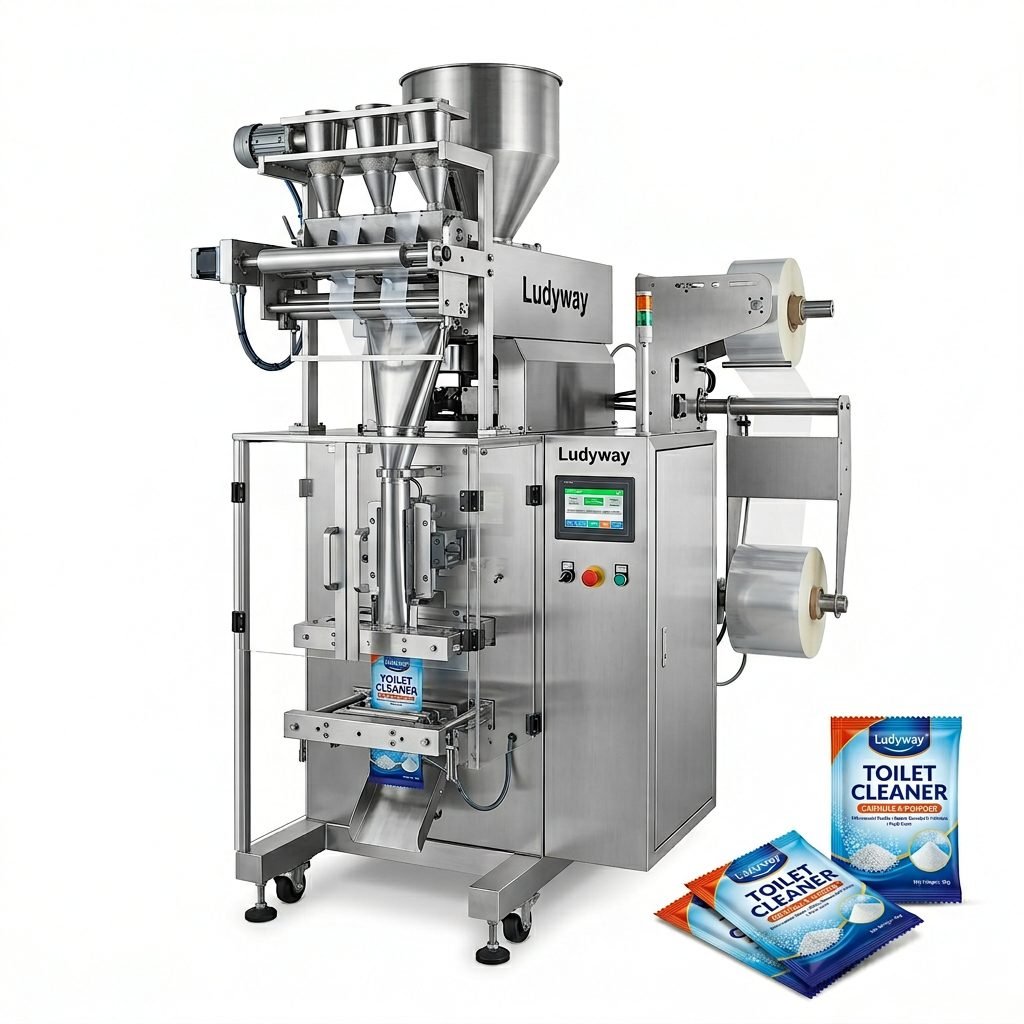 Toilet Cleaner Sachet Packaging Machine for Granules Powder