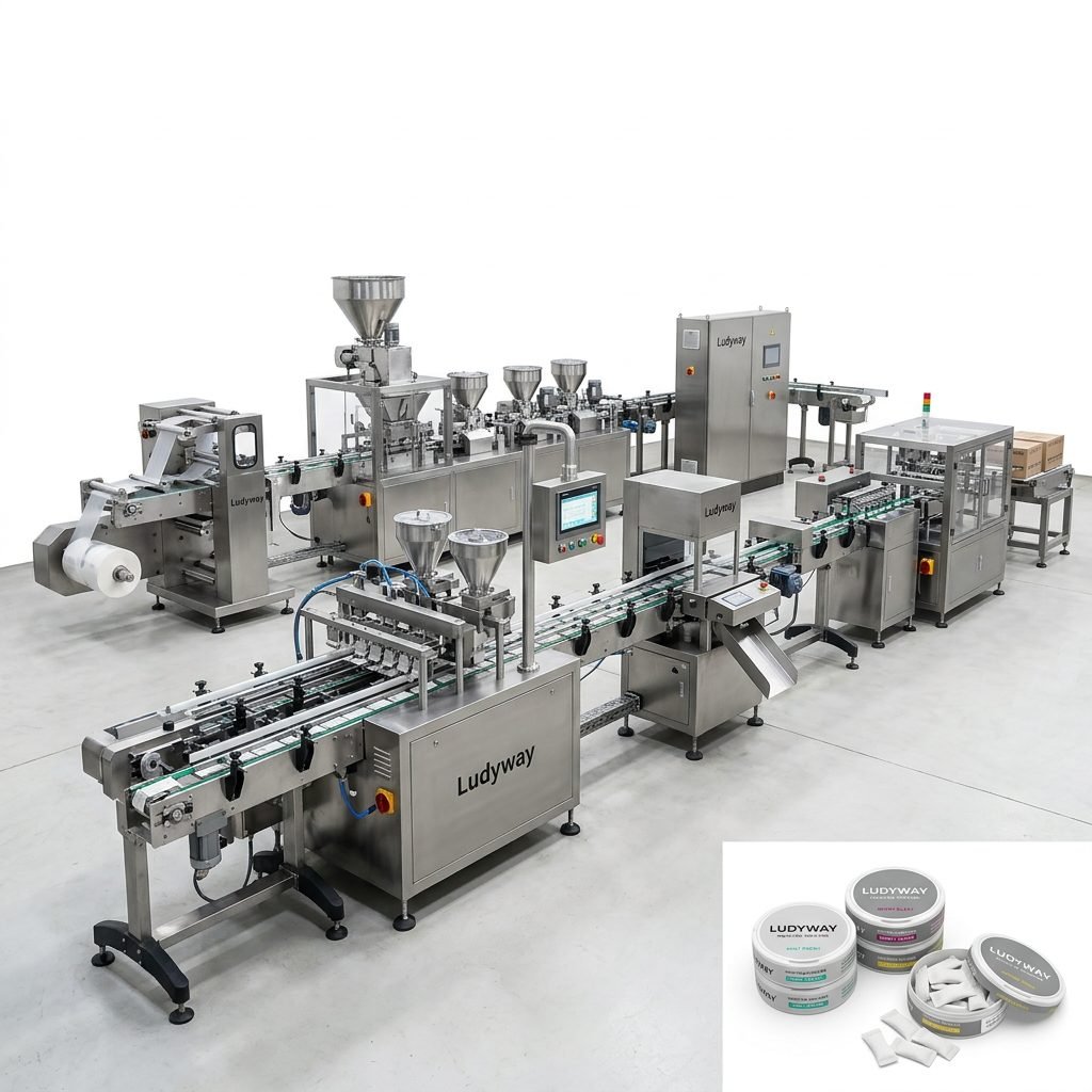 Turnkey Nicotine Pouch Packaging Lines Multi Lane Automated Production Systems